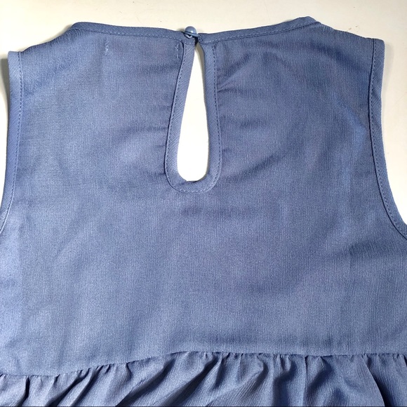 🆕 MiaoMiao - Babydoll Embroidery Stitched Top - Picture 6 of 7